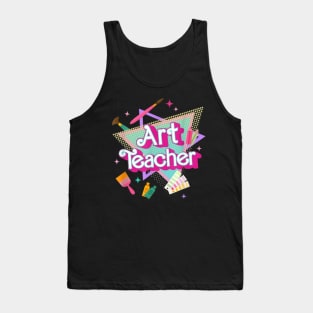 Art Teacher Retro Style Tank Top